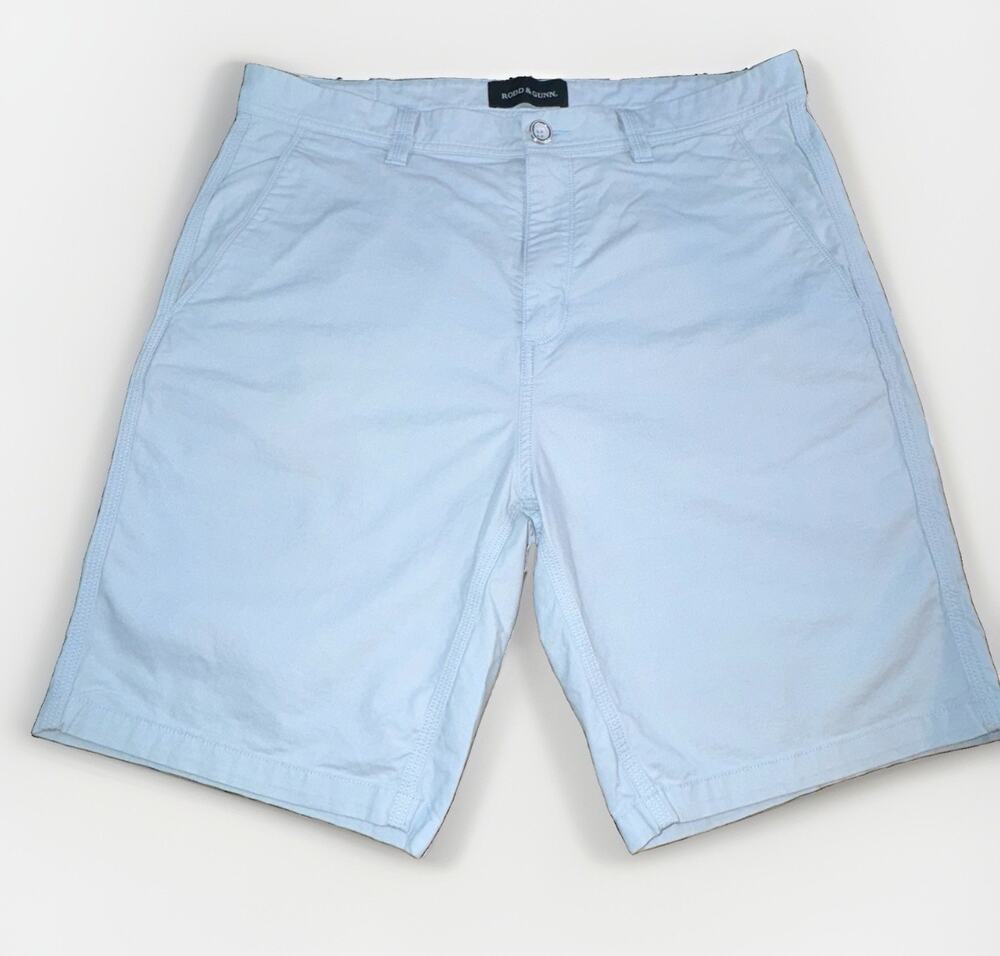 Rodd And Gunn Flat Front Short Men’s Size 34 Baby Blue